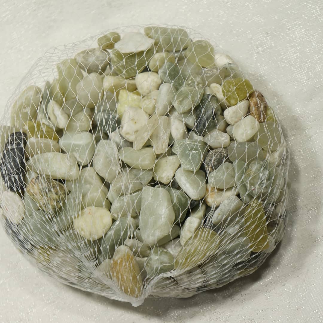 Piedras decorativas pequeñas Verde Agua